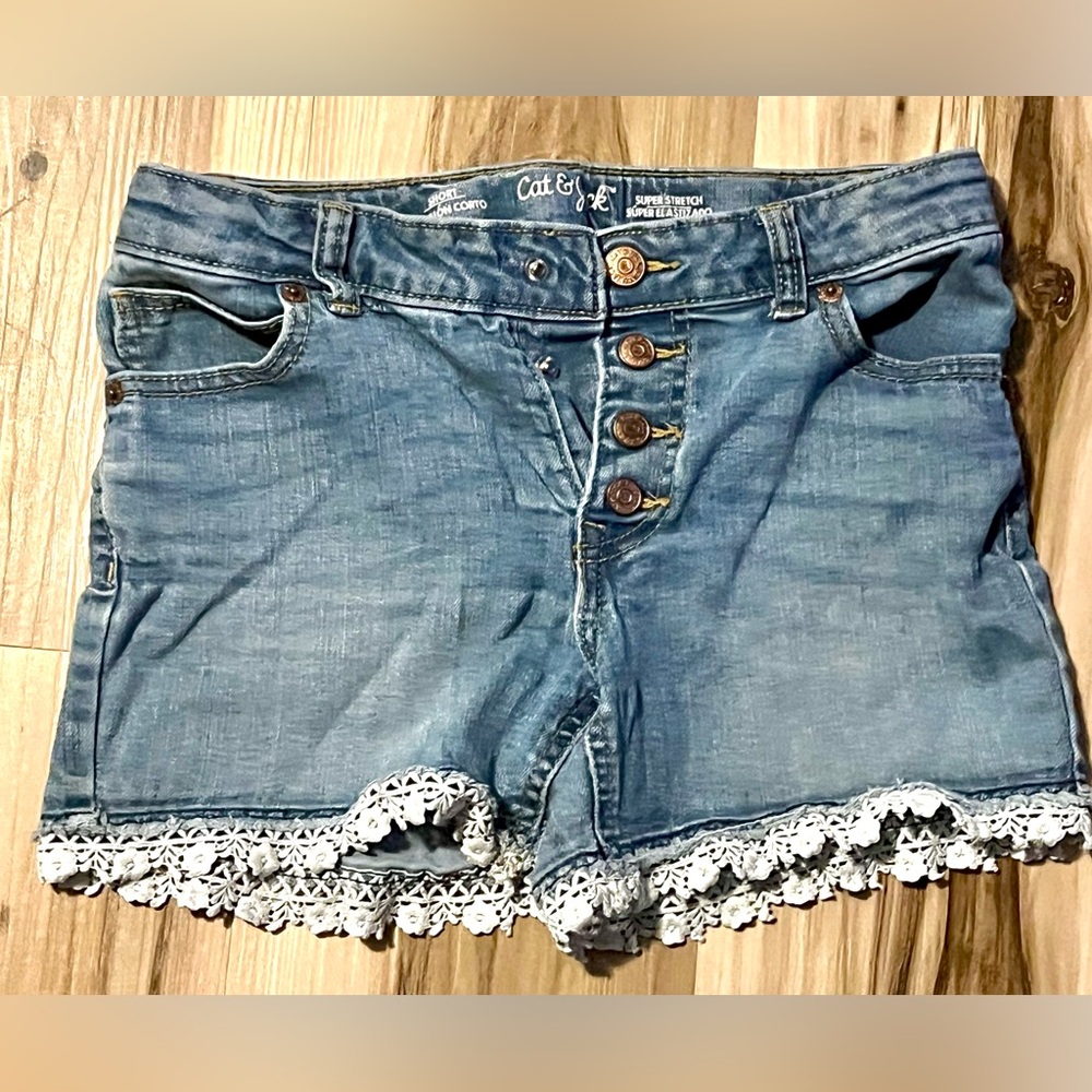 Cat & Jack Youth Girls Jean Shorts
